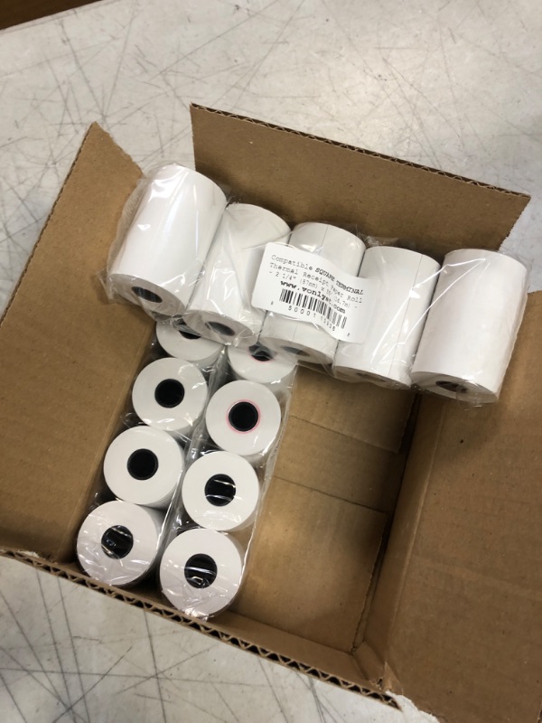 Photo 1 of Vonlyst Receipt Paper Roll for Square Terminal Credit Card Machine