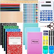 Photo 1 of Fainne 67 Pcs School Supplies for Kids Stationery Supplies Bundle Kit Office and School Supplies Back to School Supplies Stationery Kit