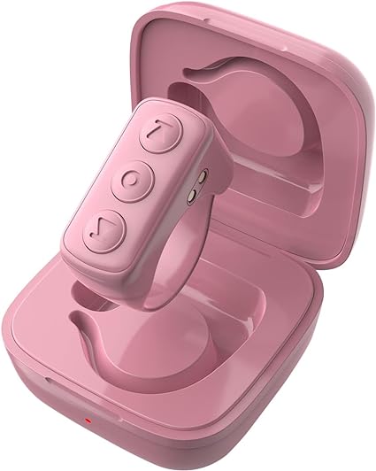 Photo 1 of ZDAERD TikTok Remote Control Kindle App Page Turner, Bluetooth Camera Video Recording Remote, TIK Tok Scrolling Ring for iPhone, iPad, iOS, Android - Pink