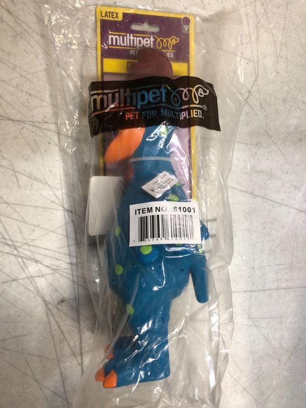 Photo 1 of  11.5-Inch Latex Polka Dot Globken Chicken Dog Toy 
