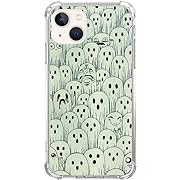 Photo 1 of 3PaCK  Qxydgklt Hippie Spooky Ghost Case Compatible with iPhone 14, Halloween White Ghost Case for iPhone 14, Trendy Cool Soft TPU Bumper Case Cover