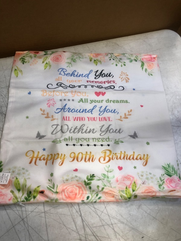 Photo 1 of 90th Birthday Gifts Décor Pillow Cover