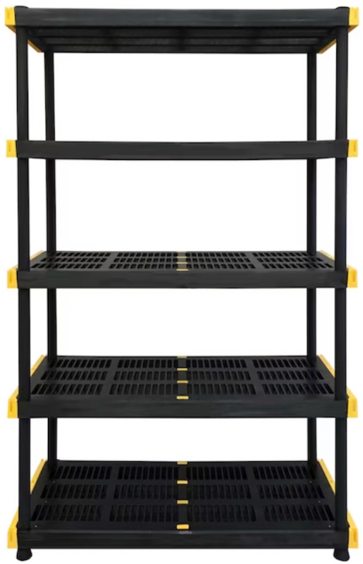 Photo 1 of Commander 20-in D x 48-in W x 72-in H 5-Tier Plastic Utility Shelving Unit