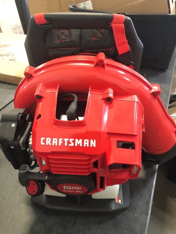 Photo 2 of CRAFTSMAN 46-CC 2-CYCLE 220-MPH 490-CFM GAS BACKPACK LEAF BLOWER IN THE GAS BACKPACK LEAF BLOWERS DEPARTMENT AT
