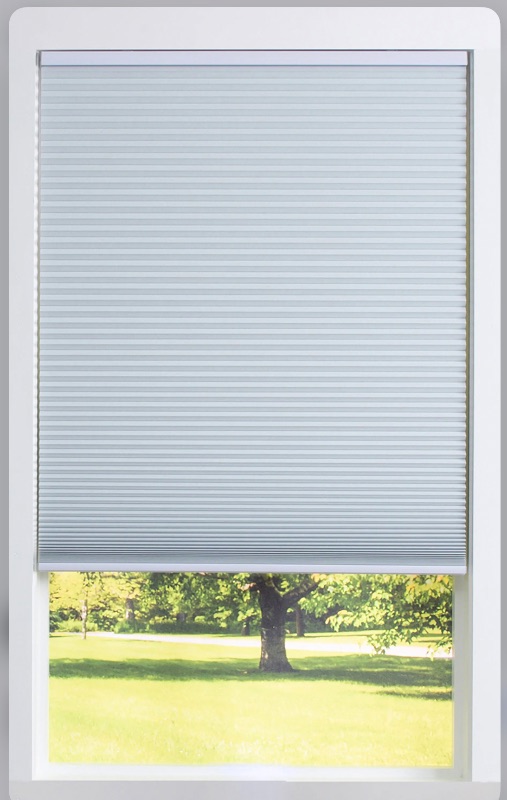 Photo 1 of allen + roth 56-in x 48-in White Light Filtering Cordless Cellular Shade