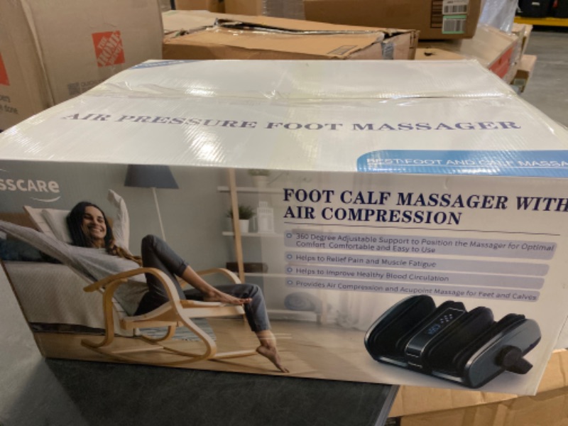 Photo 3 of TISSACRE Shiatsu Foot Massager with Heat-Foot Massager Machine for Neuropathy, Plantar Fasciitis and Pain Relief-Massage Foot, Leg, Calf, Ankle with Deep Kneading Heat Therapy