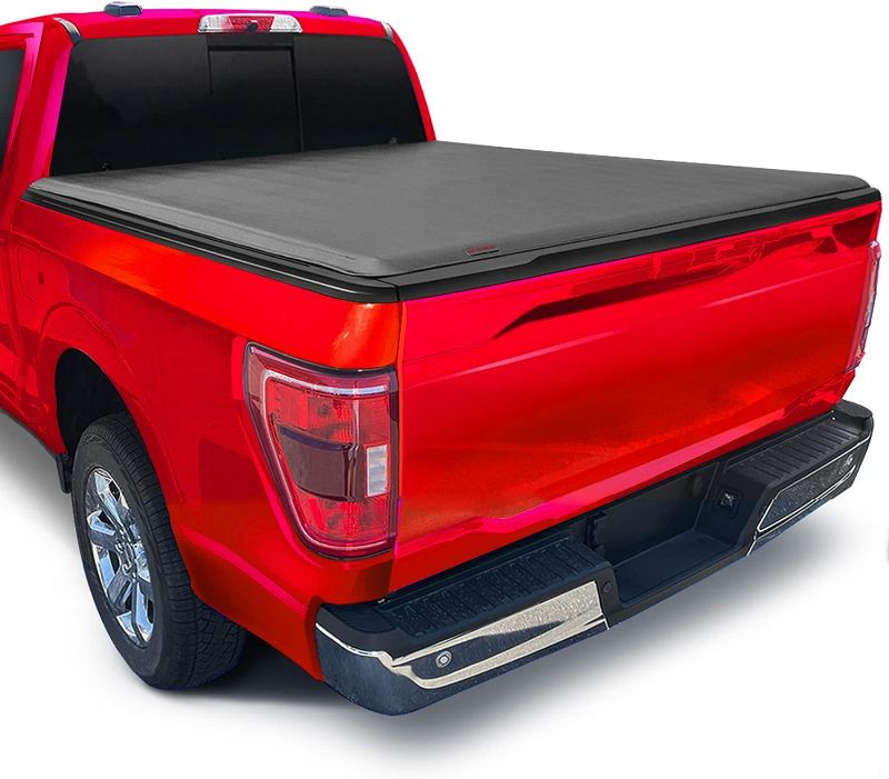 Photo 1 of MaxMate Soft Roll-up Truck Bed Tonneau Cover Compatible with 2021-2024 Ford F-150; Lightning | 5.5' (67") Bed | TCF169064