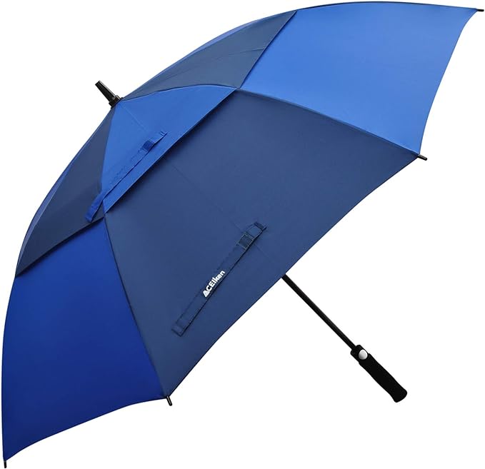 Photo 1 of ACEIken Golf Umbrella Large 58/62/68 Inch Automatic Open Golf Umbrella Extra Large Oversize Double Canopy Vented Umbrella Windproof Waterproof for Men and Women