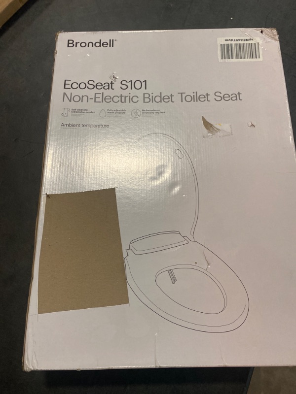 Photo 3 of Brondell Swash Non-Electric Seat, Fits Round Toilets, White – Dual Nozzle System, Ambient Water Temperature – High Quality Bidet with Easy Installation S101 Round