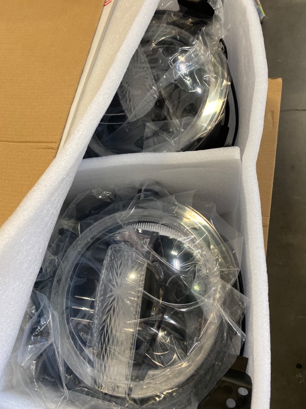 Photo 2 of DOT 9 Inch LED Headlights Headlamps Assembly Compatible with 2018-2024 Jeep Wrangler JL JLU Gladiator JT, Hi/Lo Beam with DRL