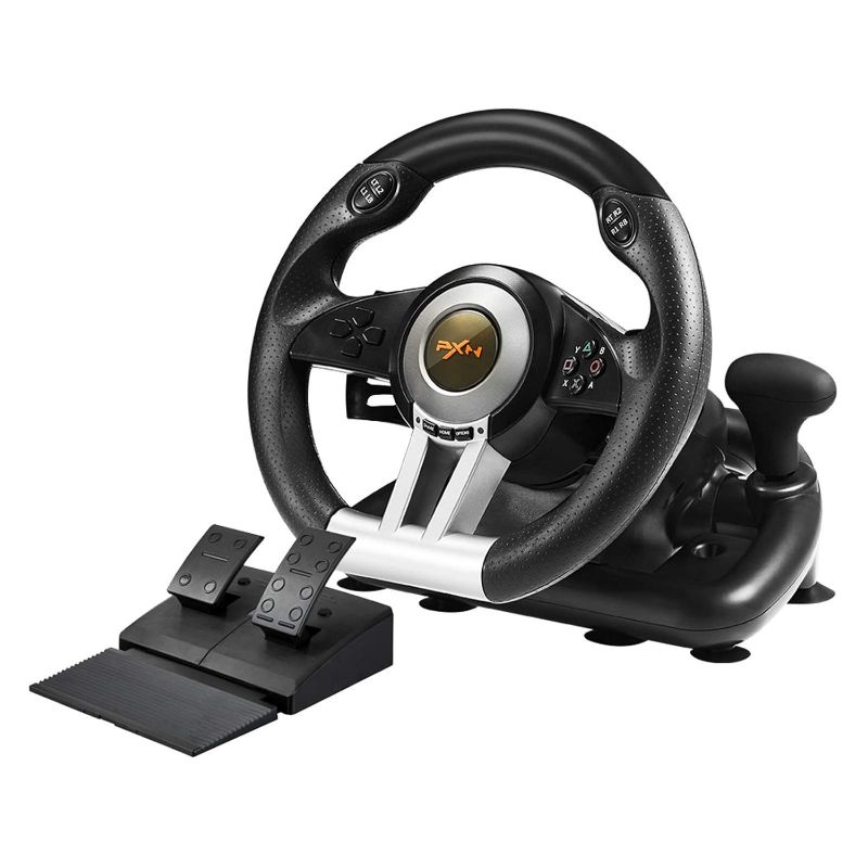 Photo 1 of PXN PC Racing Steering Wheel, V3II USB Car Driving Race Gaming Steering Wheel with Pedals for Windows PC, PS3, PS4, Nintendo Switch, Xbox One, Xbox Series X/S

