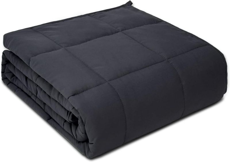 Photo 1 of Weighted Blanket 20lbs King Size Dark Grey 88"x104" Weighted Blankets for Adults Heavy Blanket are Comfortable and Cozy
