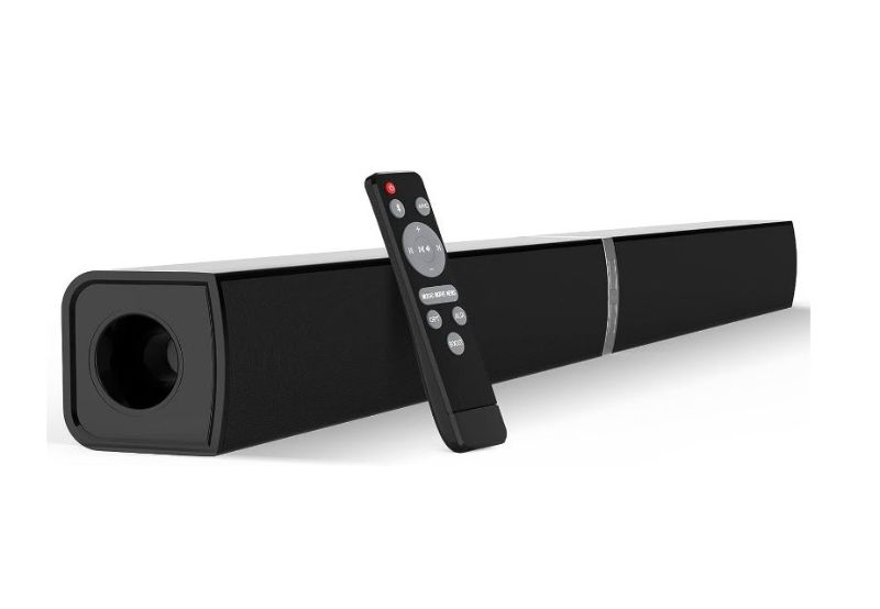 Photo 1 of MZEIBO TV Sound Bar, Sound Bars for TV Bluetooth 5.0 Soundbar 50W 32Inch Split Soundbars with HDMI-ARC/Optical/AUX Connection, 2-in-1 Detachable Soundbar for Home Theater Audio

