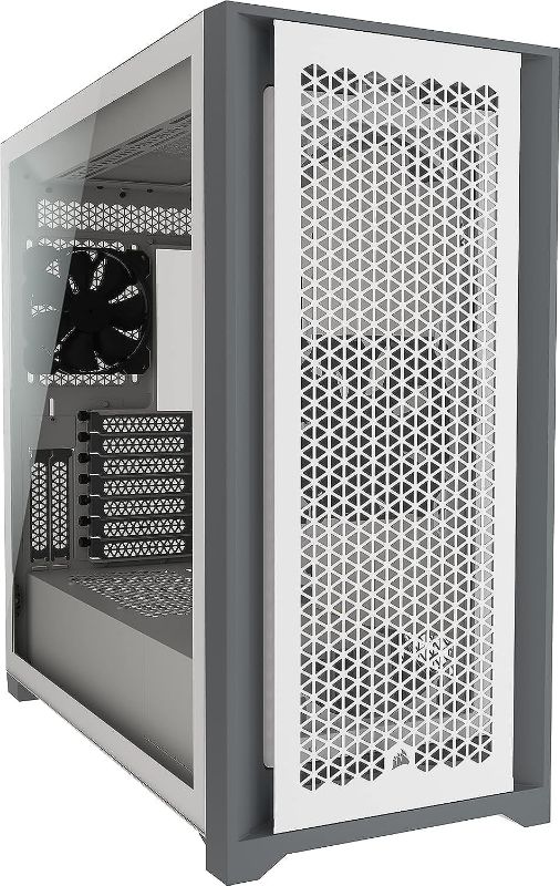 Photo 1 of Corsair 5000D Airflow Tempered Glass Mid-Tower ATX PC Case - White
