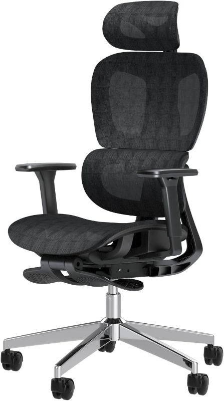 Photo 1 of Ergonomic Mesh Office Chair with 3D Adjustable Armrest,High Back Desk Computer Chair Ergo3d Ergonomic Office Chair with Wheels for Home & Office Black
