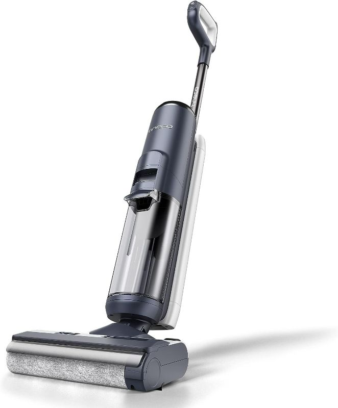 Photo 1 of Tineco Floor ONE S5 Smart Cordless Wet Dry Vacuum Cleaner and Mop for Hard Floors, Digital Display, Long Run Time, Great for Sticky Messes and Pet Hair, Space-Saving Design, Blue
