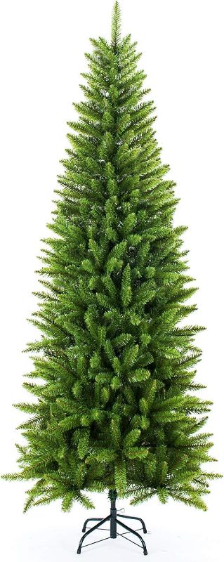 Photo 1 of Artificial Christmas Tree,Classic Pine Fir Pencil Tree 5/6/7 FT