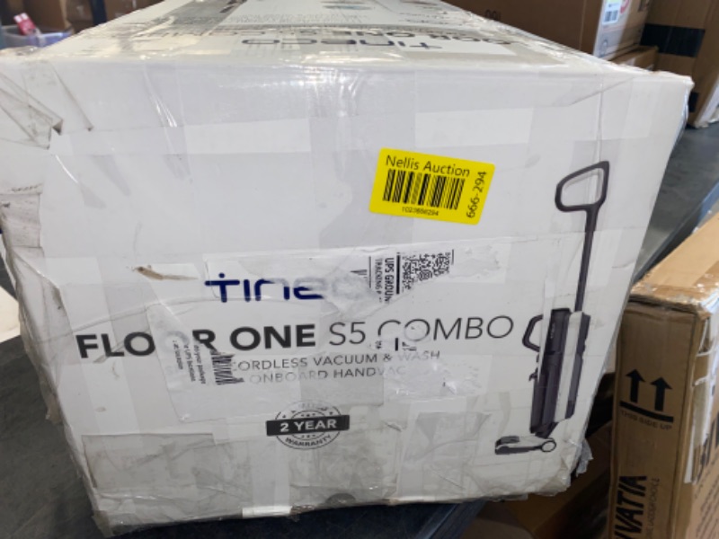 Photo 3 of Tineco Smart Wet Dry Vacuum Cleaners, Floor Cleaner Mop 2-in-1 Cordless Vacuum for Multi-Surface, Lightweight and Handheld, Floor ONE S5 Combo