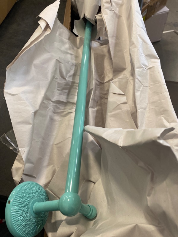 Photo 1 of Allied Brass PMC-41-18-HK-SFG Prestige Monte Carlo Collection 18 Inch Towel Bar with Integrated Hooks, Sea Foam Green
