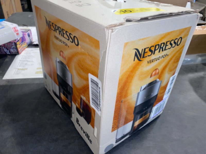 Photo 1 of Nespresso Vertuo POP+ Deluxe Coffee and Espresso Machine by Breville, Titan Machine Titan