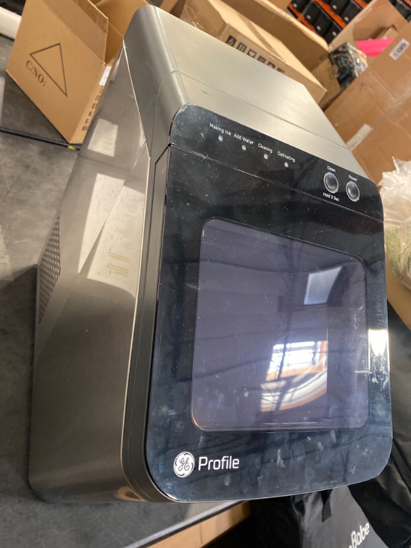 Photo 2 of GE Profile Opal 1.0 Nugget Ice Maker| Countertop Pebble Ice Maker | Portable Ice Machine Makes up to 34 lbs of Ice Per Day | Stainless Steel
