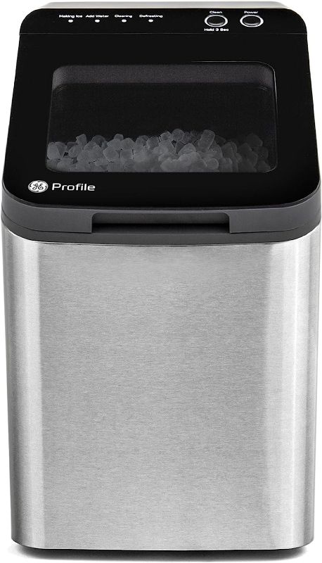 Photo 1 of GE Profile Opal 1.0 Nugget Ice Maker| Countertop Pebble Ice Maker | Portable Ice Machine Makes up to 34 lbs of Ice Per Day | Stainless Steel
