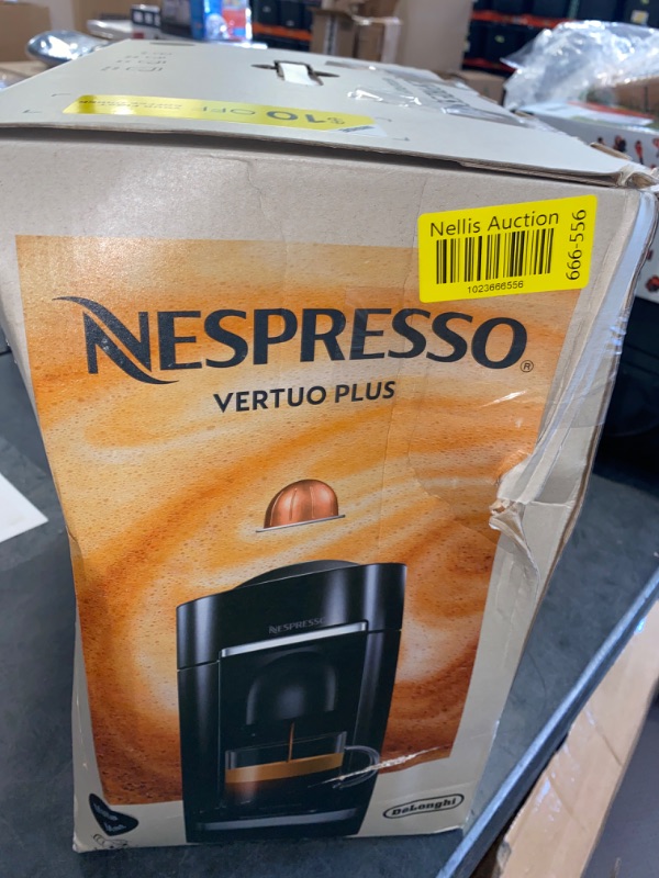 Photo 3 of Nespresso VertuoPlus Coffee and Espresso Machine by DeLonghi  Black Matte