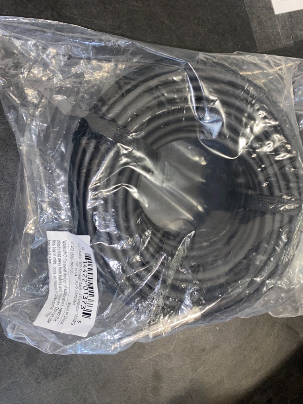 Photo 1 of GLS Audio 100 Feet Speaker Cable 16AWG Patch Cords - 100 ft 1/4 Inch to 1/4 Inch Professional Speaker Cables 100 Foot Black 16 G
