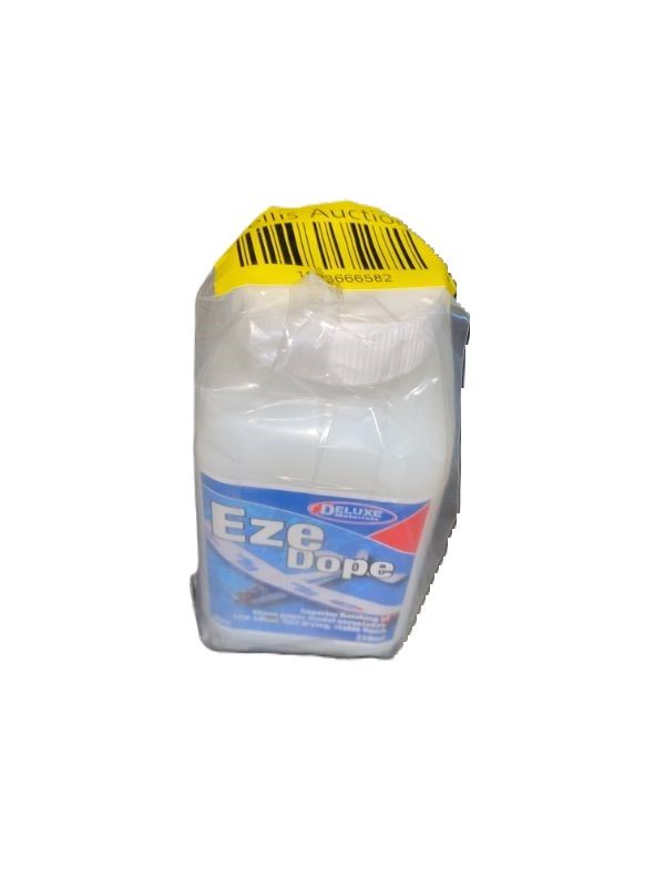 Photo 2 of Eze , Tissue Shrink, 250ml Deluxe Materials--Specially Formulated Water Soluble Dope for shrinking, strengthening and wind-proofing model tissue paper. It is non flammable, has little odor and dries rapidly to a semi-matt finish. Use to apply tissue decor