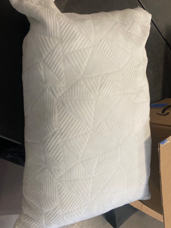 Photo 1 of **Please Read Cleark Comments** Cooling Pillow Standard, Shredded Memory Foam Pillow for Hot Sleepers, Adjustable Bed Pillows Perfect for Back Pain, Stomach, Neck & Side Sleepers with Removable Cover, 20”x26”
