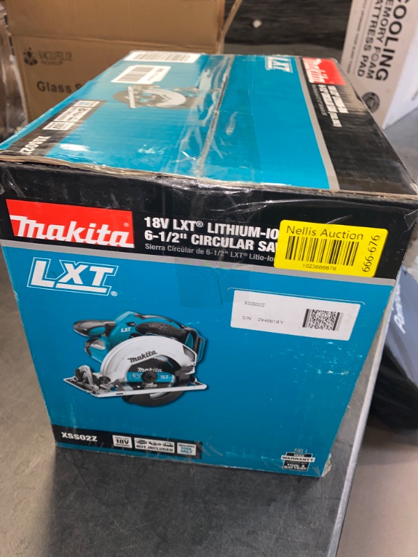 Photo 1 of Makita XSS02Z 18V LXT Lithium-Ion Cordless 6-1/2" Circular Saw, Tool Only
