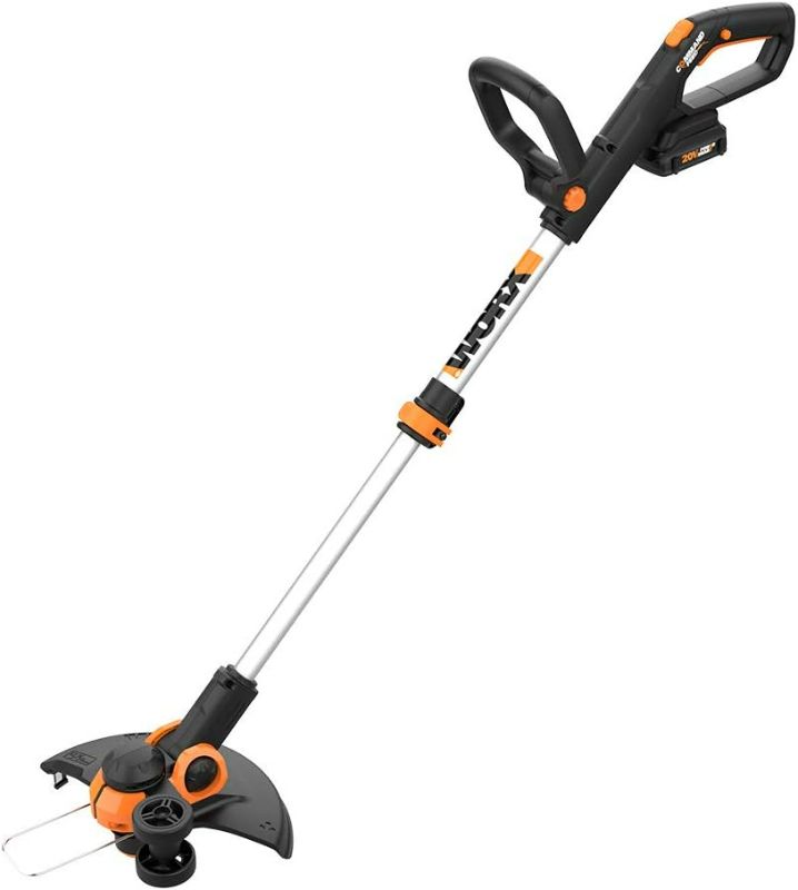Photo 1 of A little different then stock photo Worx String Trimmer Cordless GT3.0 20V PowerShare 12" Edger & Weed Trimmer (2 Batteries & Charger Included) WG163

