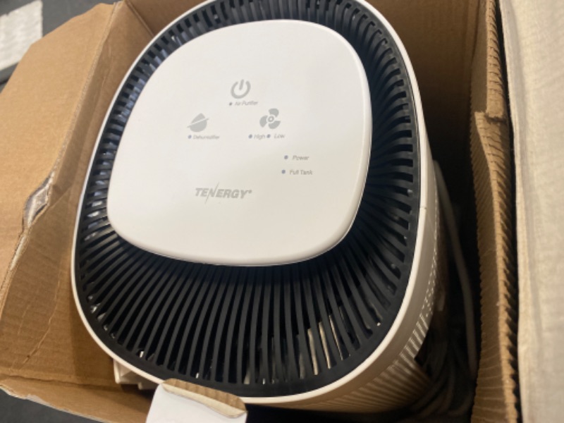 Photo 1 of Tenergy Sorbi 1000ml Air Dehumidifier w/Air Purifying Function, True HEPA Filter, Auto Shutoff, Touch Control Adjustable Air Speed, Ultra-Quiet, Ideal for Closets and Bathrooms
