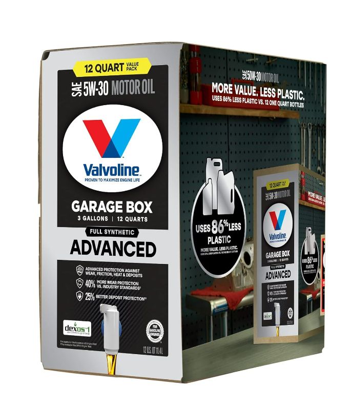 Photo 1 of Valvoline Advanced Full Synthetic 5W-30 12 QT Garage Box
