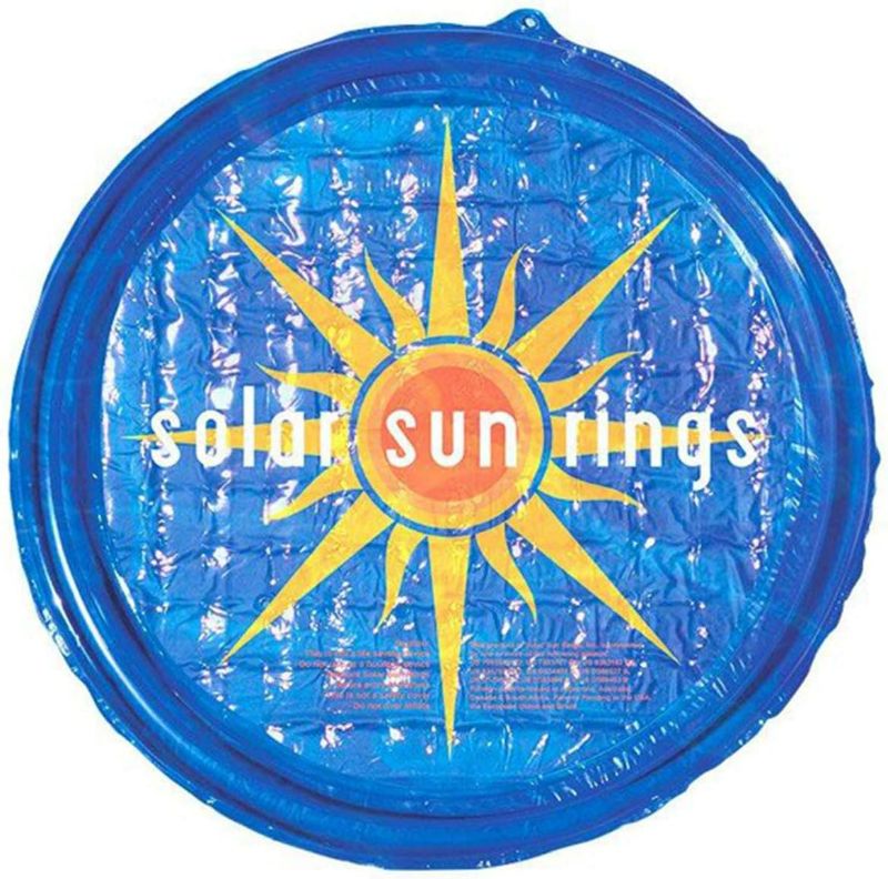 Photo 1 of Solar Sun Rings 60 Inch Above Ground or Inground Swimming Pool Hot Tub Spa Heating Accessory Circular Heater Solar Cover, Blue (Cover Only)
