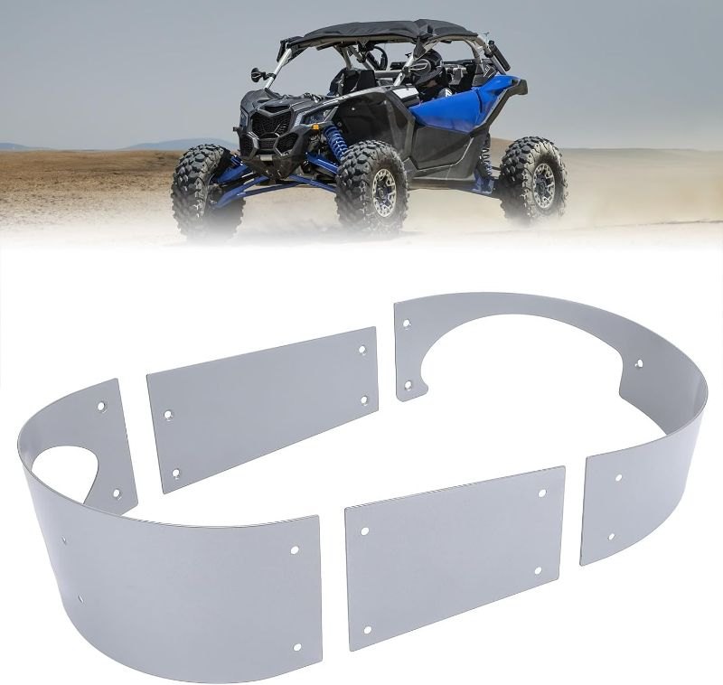 Photo 1 of KEMIMOTO X3 Belt Guard X3 Clutch Protector Belt Cover Stainless Steels Inner Belt Housing Guard Compatible with Can Am Maverick X3 2017-2020 All Models X3 Clutch Cover Drive Shield Protector
