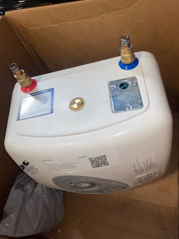 Photo 2 of Bosch Electric Mini-Tank Water Heater Tronic 3000 T 7-Gallon (ES8) - Eliminate Time for Hot Water - Shelf, Wall or Floor Mounted, White
