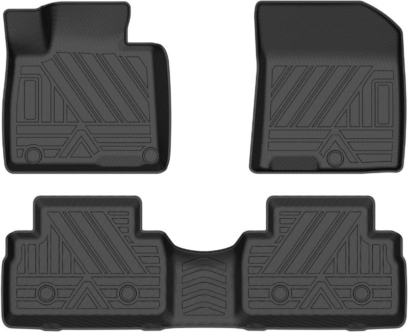 Photo 1 of Floor Mats for Hyundai Santa Fe 2020-2023 Gas 5 Seat (Not for Hybrid), All Weather Protection, 3pcs FloorLiner Combo Set
