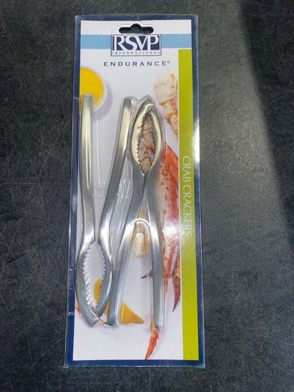 Photo 2 of RSVP Endurance Stainless Steel Crab and Seafood Cracker, Set of 2