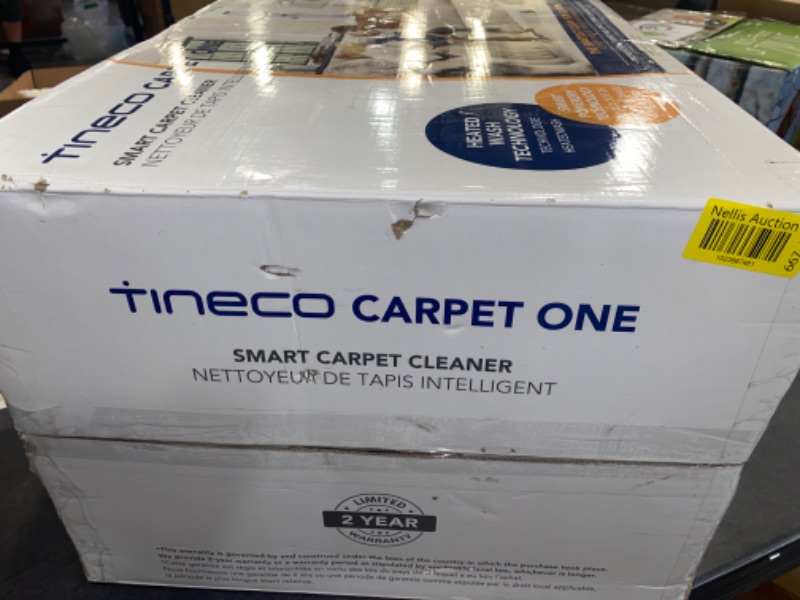 Photo 3 of Tineco CARPET ONE Smart Carpet Cleaner Machine, Lightweight Carpet Shampooer and Portable Upholstery Cleaner with LED Display, Pet Carpet Cleaner with App Connection, Voice Prompts
