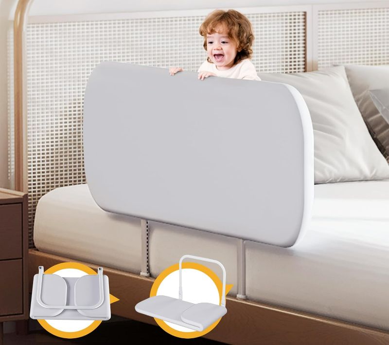 Photo 1 of Toddler Bed Rails for Travel - Baby Guard Bed Rail Portable for Crib, Twin, Queen, Full, King Size Beds - Easy to Assemble, Safety Bed Side Rail for Toddlers and Kids
