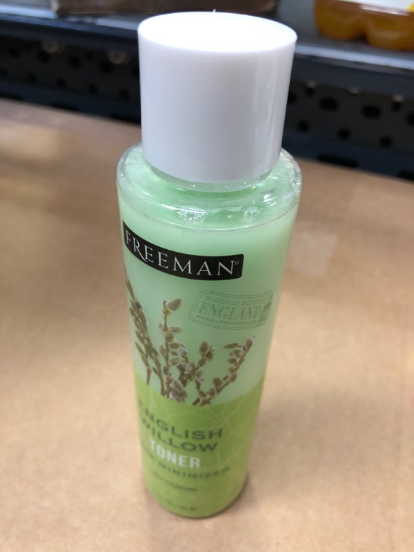 Photo 1 of 1pcs--Freeman Exotic Blends Deep Cleansing English Willow Toner, Removes Makeup, Dirt, & Impurities, Clarifying Facial Toner, Pore-Minimizing, Hydrating Skincare Essential, 6.1 fl.oz./180 mL 