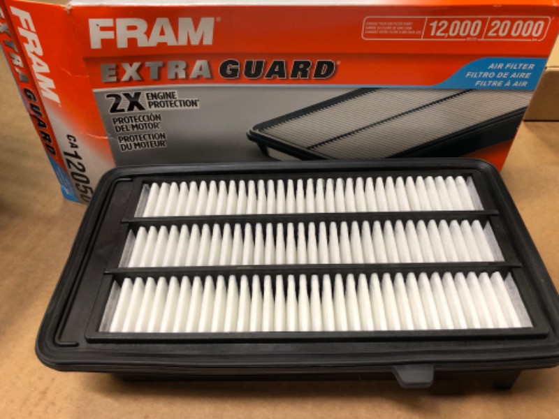 Photo 1 of FRAM Extra Guard Engine Air Filter Replacement, Easy Install w/ Advanced Engine Protection and Optimal Performance, CA12050 for Select Honda Vehicles