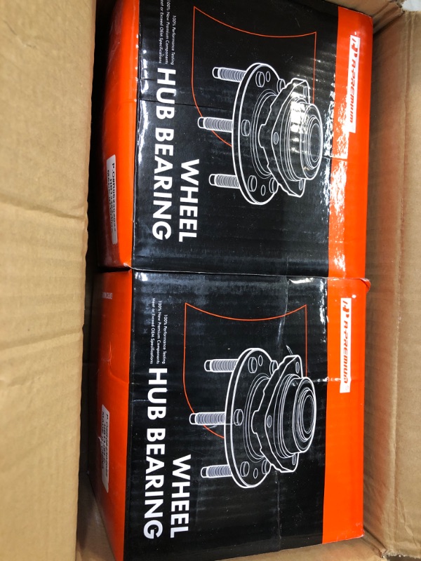 Photo 4 of A-Premium 2 x Front or Rear Wheel Bearings and Hub Assembly Compatible with Ford Edge 2015-2020, Fusion 2017-2019 & Lincoln Continental 2017-2020, MKX 2016-2018, Nautilus, w/5-Lug, Replace # 513394