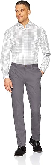 Photo 1 of Amazon Essentials Men's Slim-Fit Wrinkle-Resistant Flat-Front Chino Pant 38x30