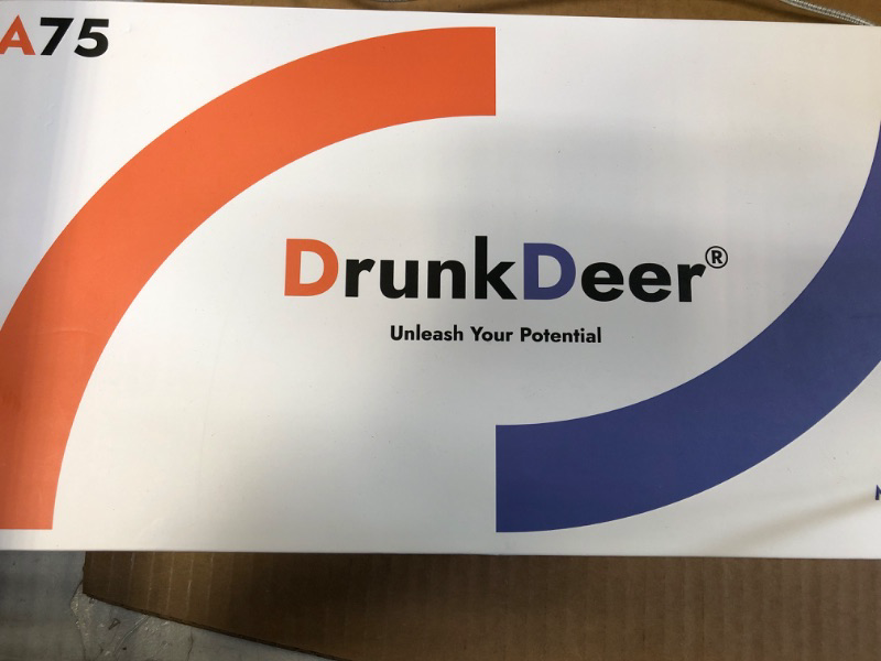 Photo 2 of DrunkDeer A75 Rapid Trigger Keyboard Mechanical Magnetic Switch TKL RGB Wired USB Compact Gaming Keyboard 82 Keys ABS Keycap Compact with Knob