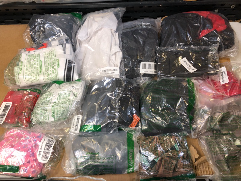 Photo 1 of BAG LOT OF MISC CLOTHES(SIZES VARIES)