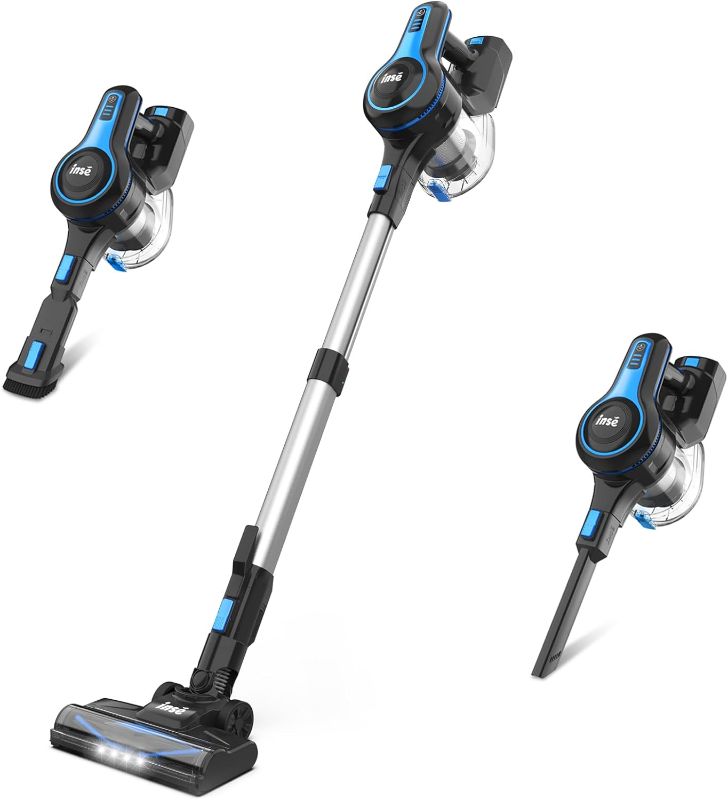 Photo 1 of 
INSE Cordless Vacuum Cleaner, 6-in-1 Vacuum with 2200 m-A-h Battery