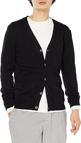 Photo 1 of Amazon Essentials Men's Cotton Cardigan Sweater L