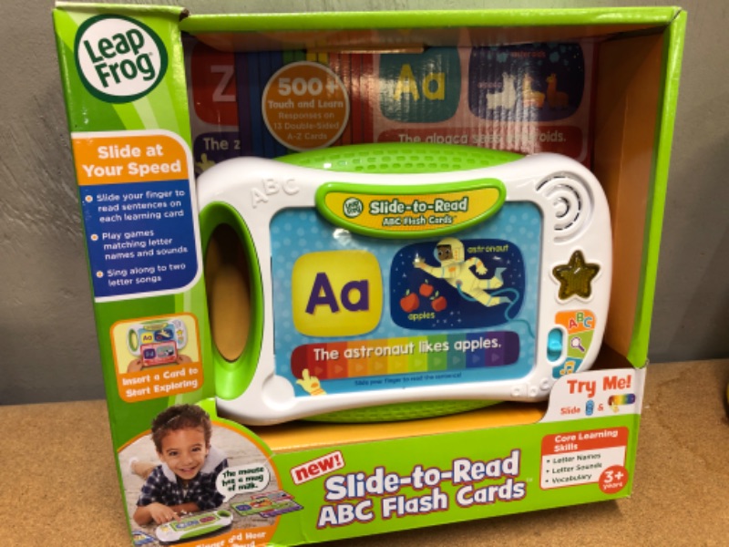 Photo 2 of LeapFrog Slide to Read ABC Flash Cards